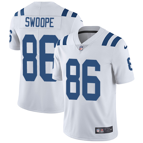 Indianapolis Colts #86 Limited Erik Swoope White Nike NFL Road Men Vapor Untouchable jerseys->indianapolis colts->NFL Jersey